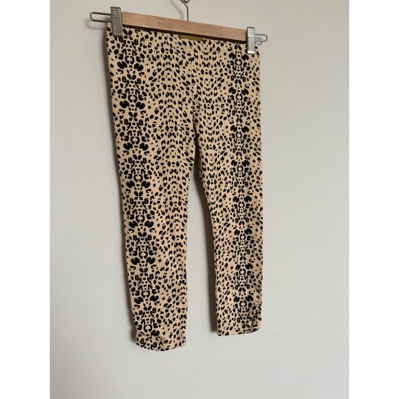 Nicole Miller Animal Print Ankle Leggings - Size 6 - Picture 2 of 7